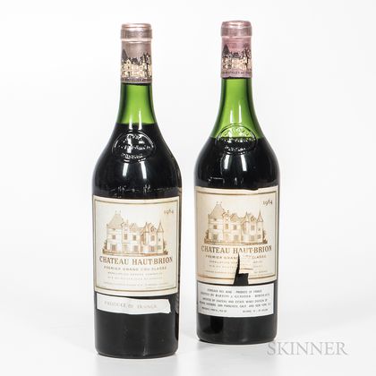 Chateau Haut Brion 1964, 2 bottles 