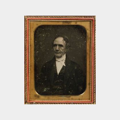 Half-Plate Daguerreotype of an Elderly Gentleman