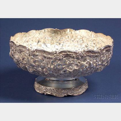 American Sterling Repousse Fruit Bowl