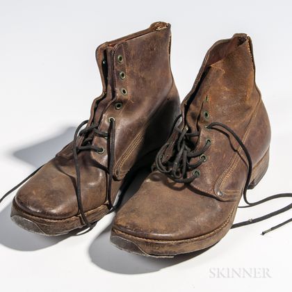 Pair of WWI-era Pershing Boots