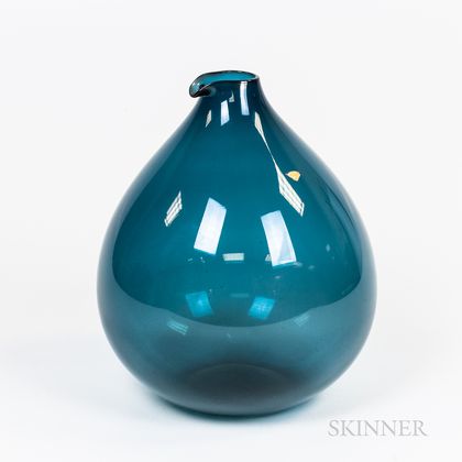 Italian Art Glass Spouted Vase