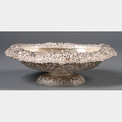 Dominick & Haff Sterling Repousse Oval Fruit Bowl