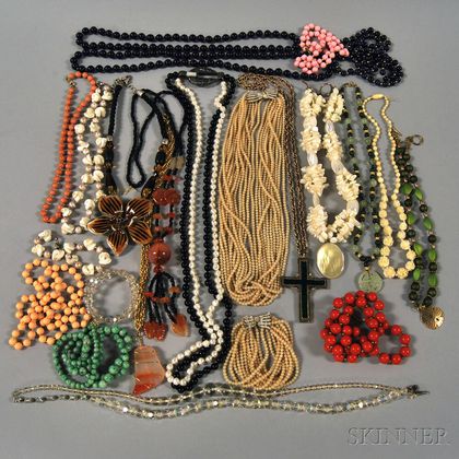 Group of Assorted Costume and Beaded Necklaces
