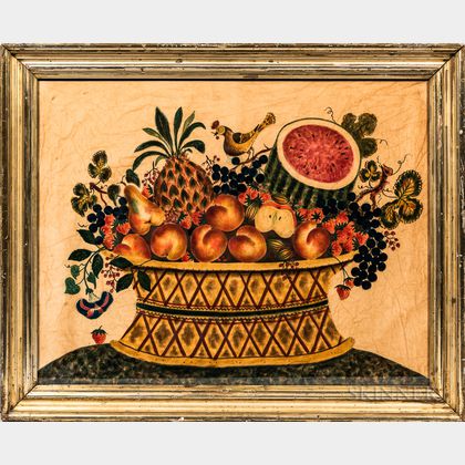 Basket of Fruit Watercolor Theorem