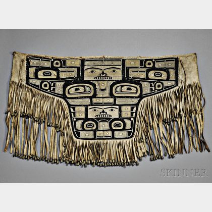 Tlingit Chilkat Shaman's Dance Apron (Blanket Waist Robe)