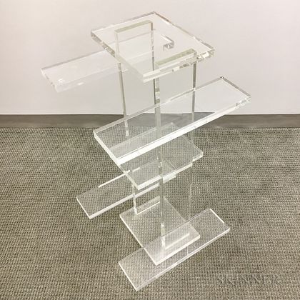 Lucite Multi-tiered Stand