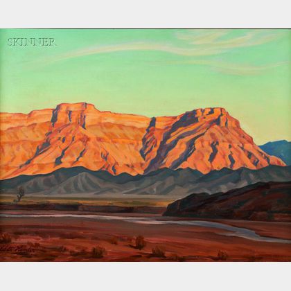 Edith Anne Hamlin (American, 1902-1992) Shore of the Fremont / A View of Tucson, Arizona