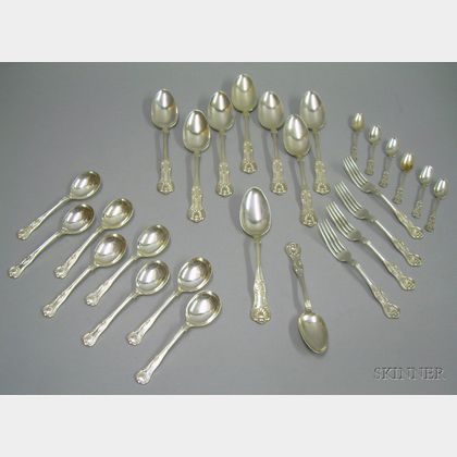 Nineteen Pieces of Sterling Silver Flatware