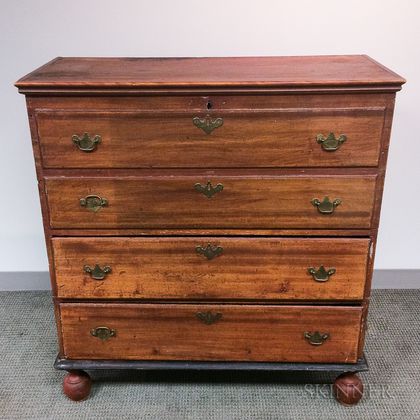 Early Maple Two-drawer Blanket Chest