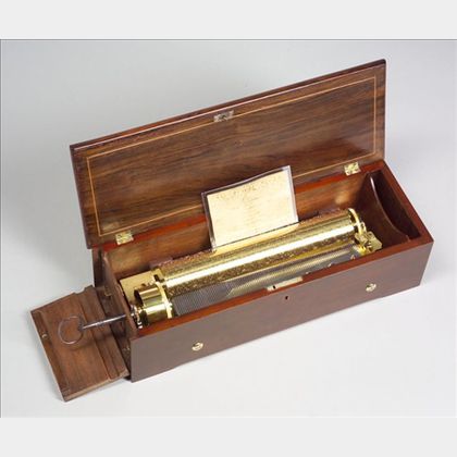 Early Key-Wind Musical Box by Henriot