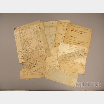 Cobb Family Manuscript Archive (1767-1830),Twenty-one Separate Documents: