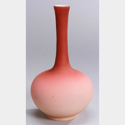 Peachblow Glass Vase