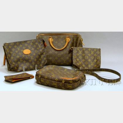 Sold at auction Vintage Louis Vuitton Monogrammed Leather Satchel for Neiman  Marcus. Auction Number 2511 Lot Number 623