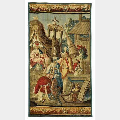 Aubusson Tapestry of The Audience of the Chinese Emperor 