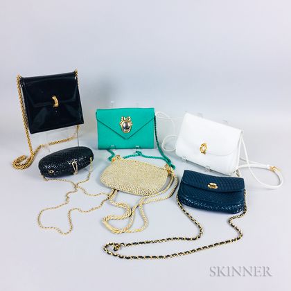 Six Designer Handbags