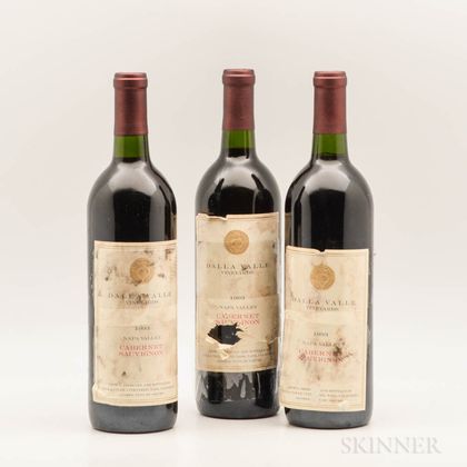 Dalle Valle Cabernet Sauvignon 1993, 3 bottles 