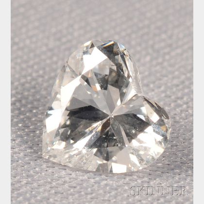 Unmounted Heart-shaped Diamond