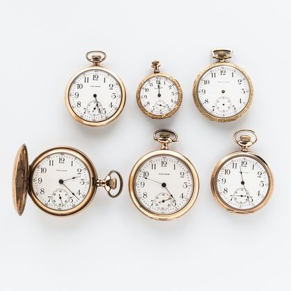 Six Waltham Watch Co. Watches