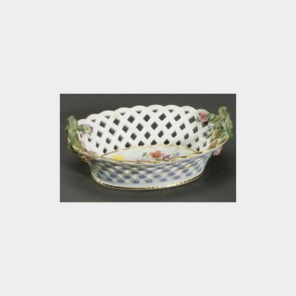 Miessen Porcelain Reticulated Basket