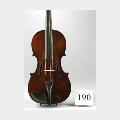 Modern American Viola, Nathan Taylor, Lewiston, 1906