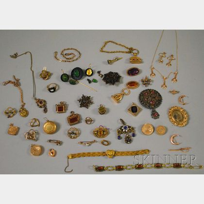 Group of Mostly Victorian Jewelry