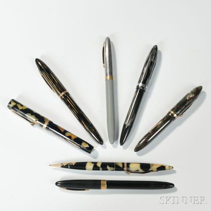 Seven Sheaffer Fountain Pens