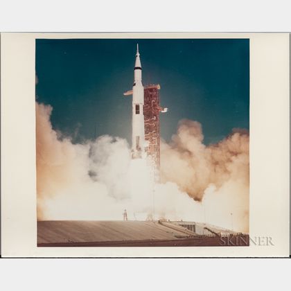 Apollo 11, Liftoff from NASA's Kennedy Space Center Launch Complex 39A (similar to S-69-39777),July 16, 1969.