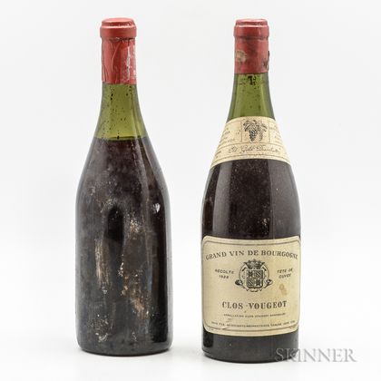 Savin Clos Vougeot 1926, 2 bottles 