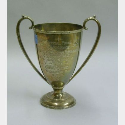 1899 Sterling Silver Wagon Race Trophy