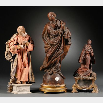 Three Continental Devotional Figures