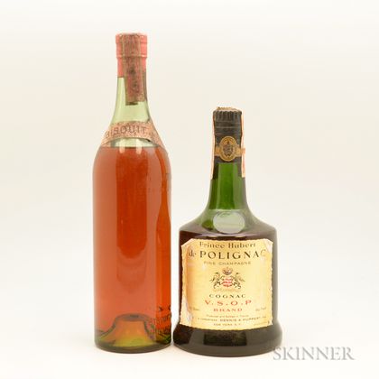 Mixed Cognac, 2 4/5 quart bottles 