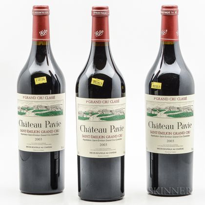 Chateau Pavie 2003, 3 bottles 