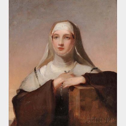 Thomas Sully (American, 1783-1872) Study for Frances Anne Kemble as Isabella in "Measure for Measure" 