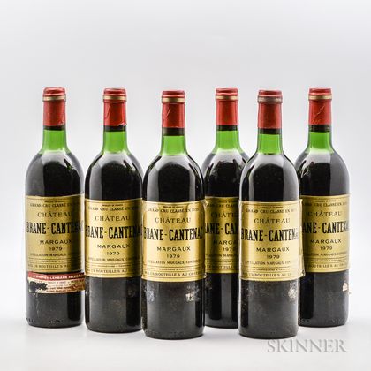 Chateau Brane Cantenac 1979, 6 bottles 