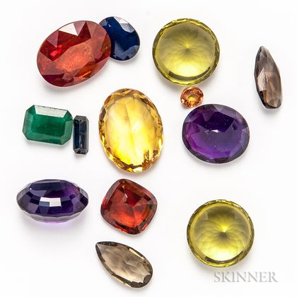 Group of Gemstones
