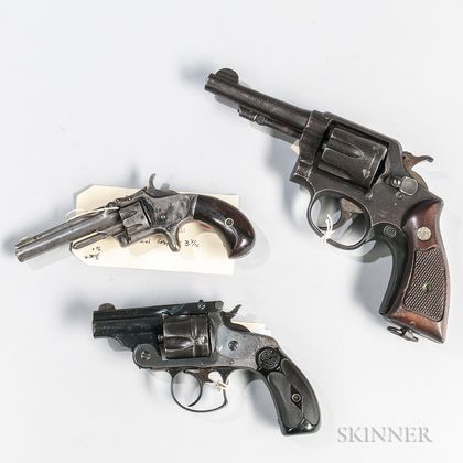 Three Smith & Wesson Revolvers