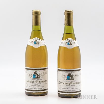 Henri Clerc & Fils Chevalier Montrachet 1985, 2 bottles 