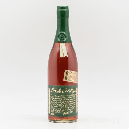 Bookers Rye 13 Years Old, 1 750ml bottle 
