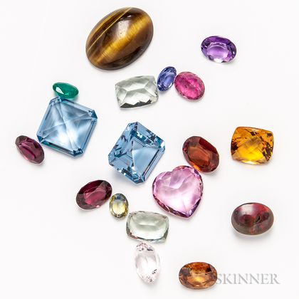 Group of Gemstones