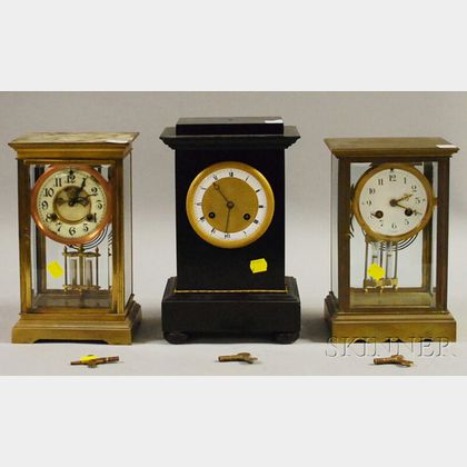 Three Mantel Clocks