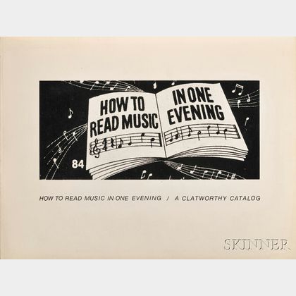 Sultan, Larry (1946-2009) and Mike Mandel (b. 1950) How to Read Music in One Evening , Signed Copy.