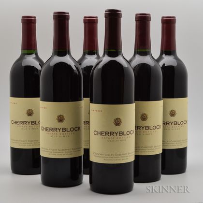 Sebastiani Cherryblock Old Vines Cabernet Sauvignon 1992, 6 bottles 