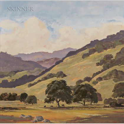 Thomas Stanley Painter (American, 1928-2004) West Marin Hills