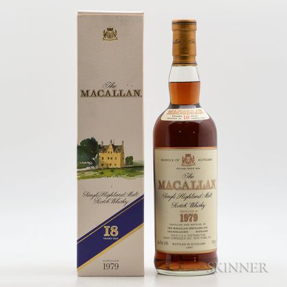 Macallan 18 Years Old 1979, 1 750ml bottle (oc) 