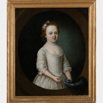 Attributed to Bernard Downes (English, 18th Century) "Portrait of Sarah Mainwaring, later wife of Thomas Wilkerson"