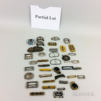 Group of Shoe and Clothing Buckles