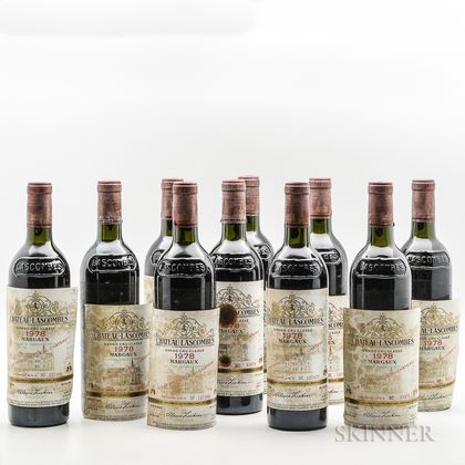 Chateau Lascombes 1978, 10 bottles 