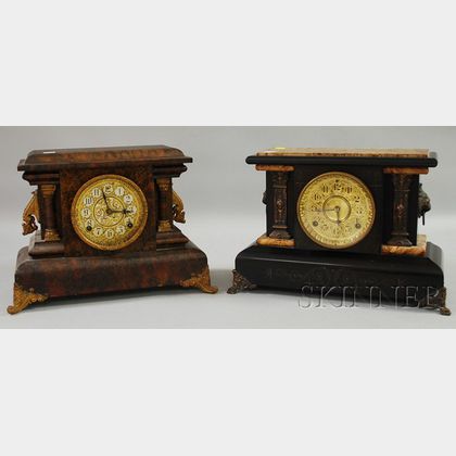 Two Connecticut Mantel Clocks