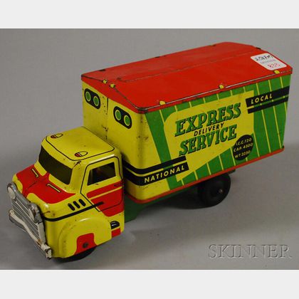 Wyandotte Pressed Steel "Express Delivery Service" Truck Toy