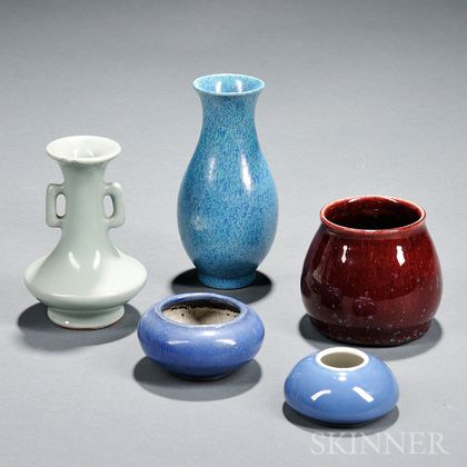 Five Small Ceramic Items